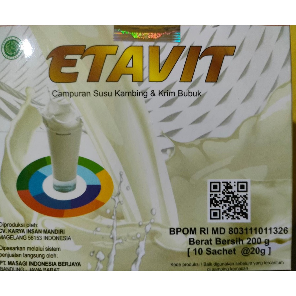 

Susu Kambing Etawa Etavit Plus Royal Jelly Original 1 Box Original Murah