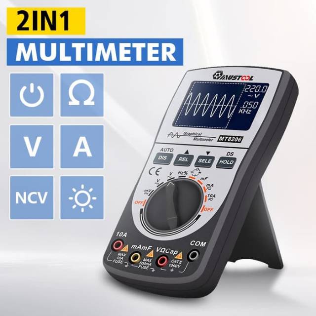 Multimeter Avometer Oscilloscope MUSTOOL MT8206 Upgraded.