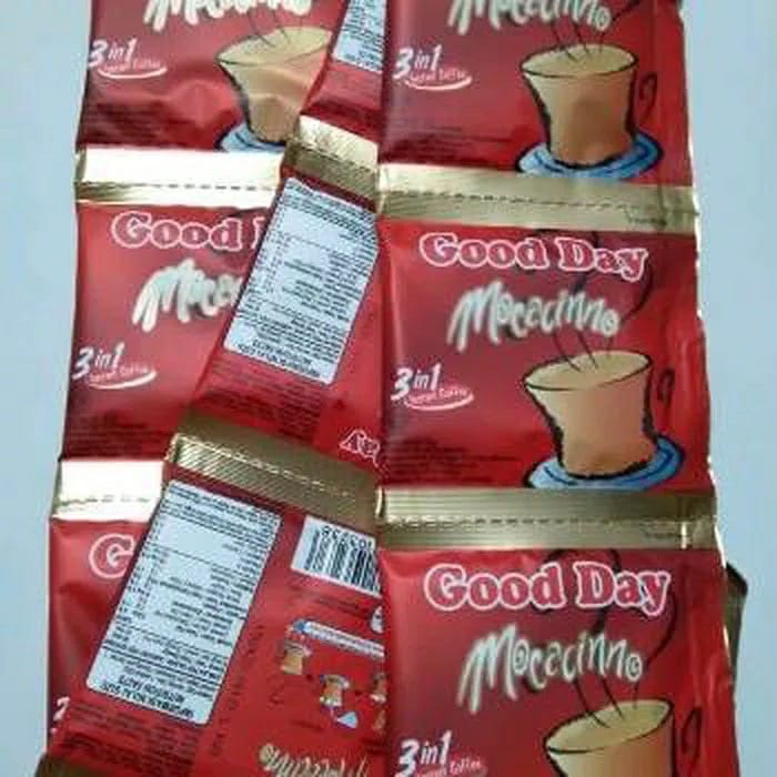 

kopi good day mocacinno 1 renceng 10 sachet