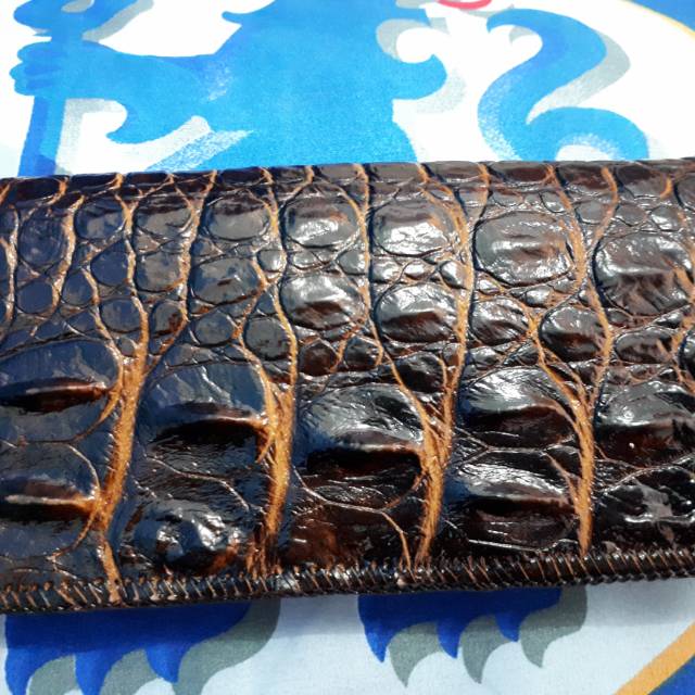 dompet kulit buaya asli