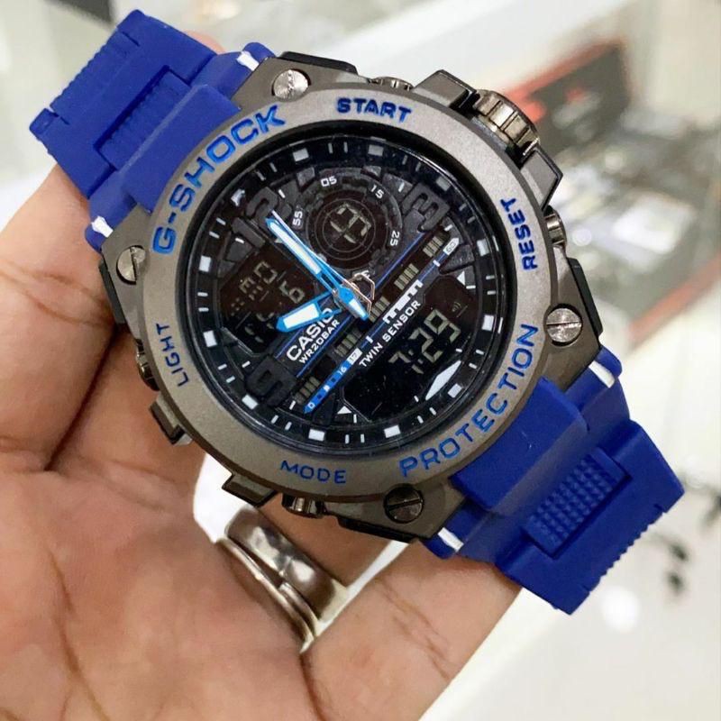 TERPOPULER!!!! BAHAN BESI HALUS JAM TANGAN TALI RANTAI JAM TERLARIS JAM PRIA GSHOCK GST8600