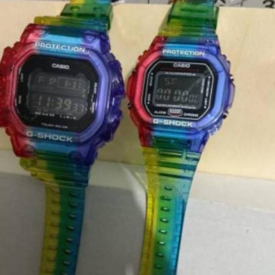 jam tangan couple g-shock gx-56 monster x g-shock dw-5600 digital rubber full black