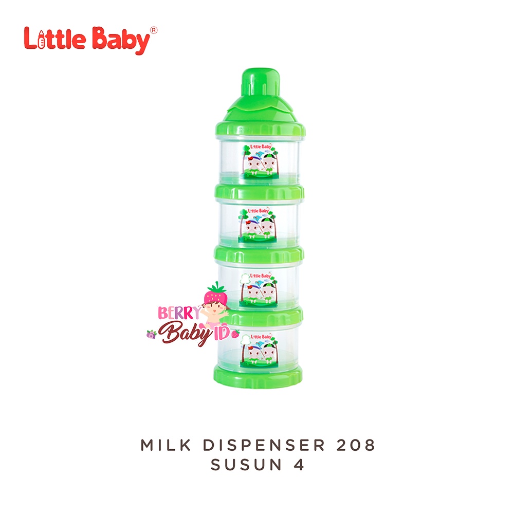 Little Baby Milk Dispenser Kontainer Wadah Susu Susun 4 #208 Berry Mart