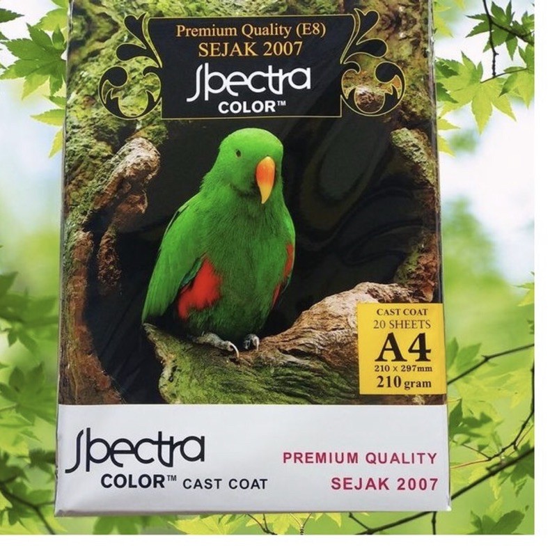 PHOTO PAPER SPECTRA 210 GRAM SPECTRA / KERTAS FOTO SPECTRA A4