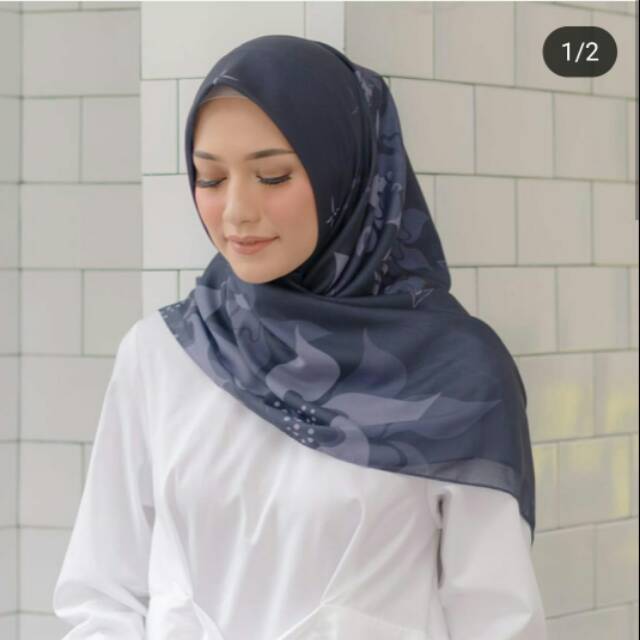 Mylady hijab sabil voal printed craft 115x115