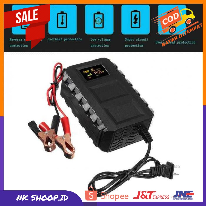 Charger Aki Mobil Lead Smart Battery Charger 12V20A - DXY88