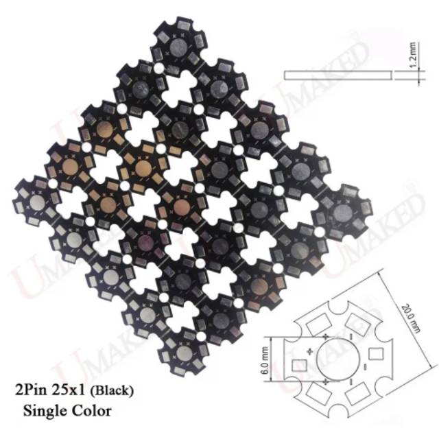 heatsink pendingin led hpl 1w