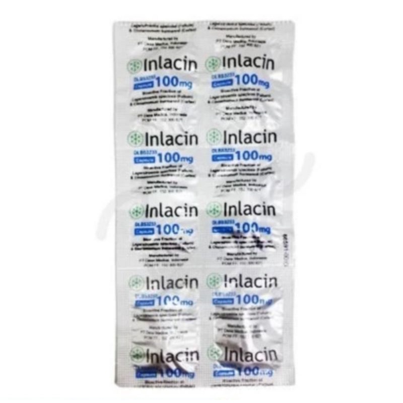 Inlacin 100mg 1 strip isi 6 capsules