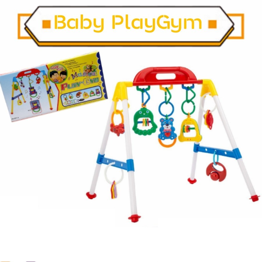 Baby musical play gym / musik mainan rattle bayi anak playgym Premium / Mainan Gantung untuk bayi