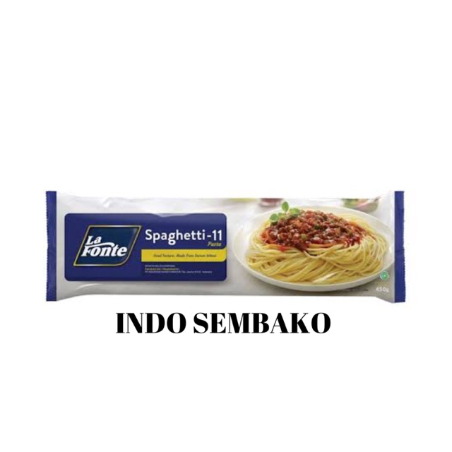 Spaghetti Lafonte 11 450g / Spageti La Fonte 11 450gram / Spaghetti lafonte 450 / Spageti 450 gram