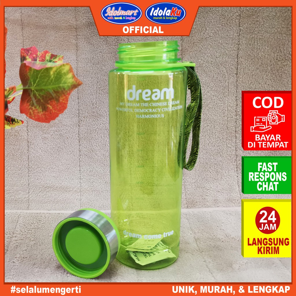 IDOLMART Dream Botol Minum Jumbo 1000 ml / Drink Bottle Sporty Surabaya