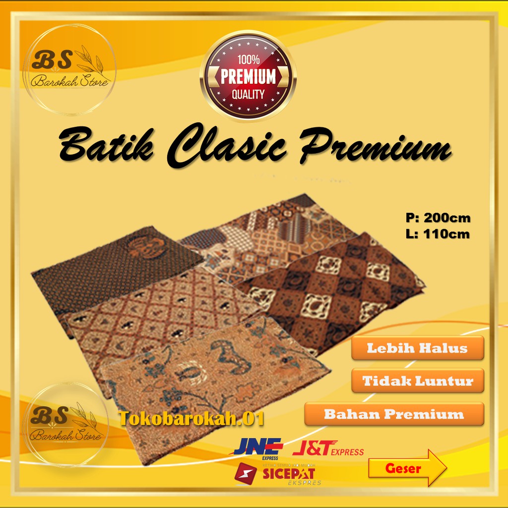 Kain Batik Jarik Sewek Batik Solo Premium Batik Klasik Solo