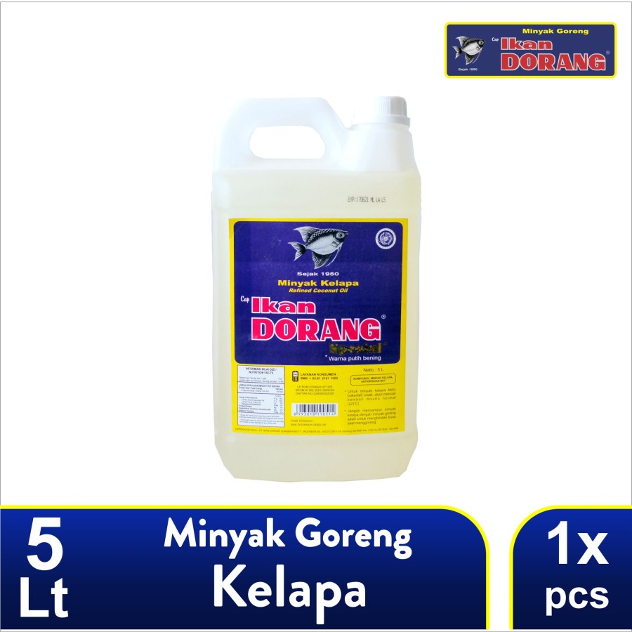 Ikan Dorang Spesial - Minyak Goreng Kelapa 5 L