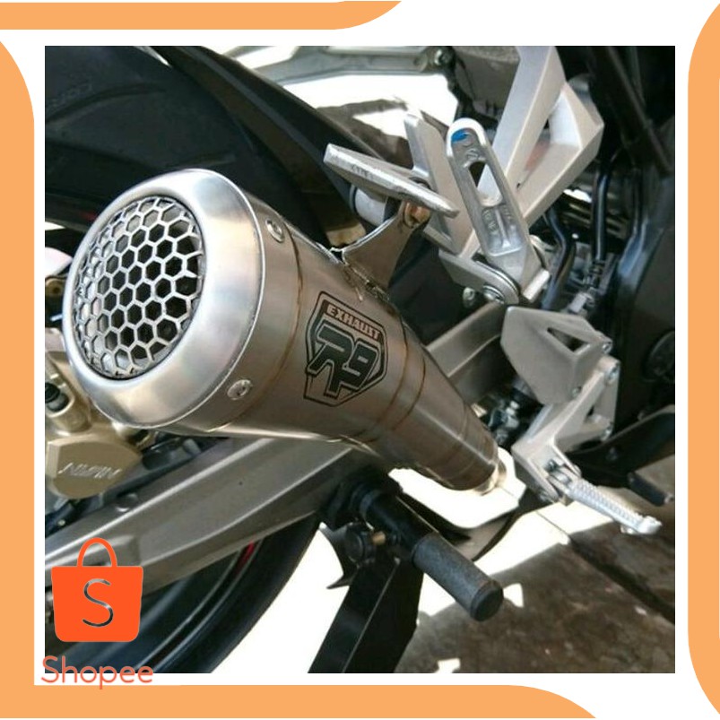 Promo onderdil Knalpot R9 Gp Titanium Ninja 250fi Z250 Knalpot Racing R9 G Berkualitas