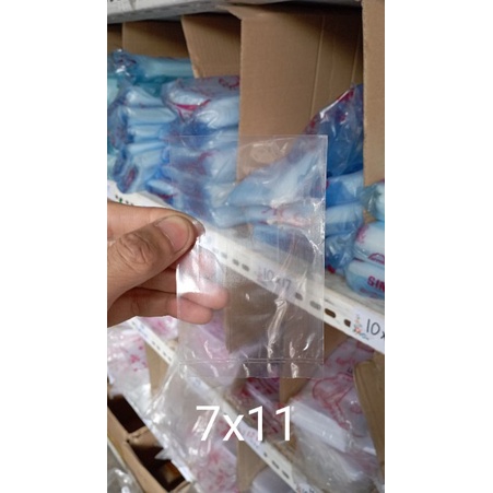 

plastik pp/kaca/bening ukuran 7x11 100g