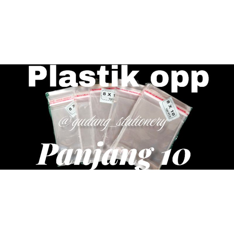 

plastik opp/plastik kemasan/plastik souvernir, panjang 10cm