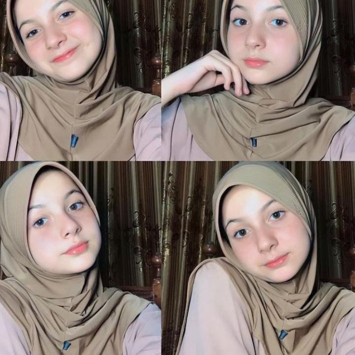 BERGO HAMIDAH PET BORDIR HIJAB OVAL INSTAN JERSEY(MENUTUP DADA)