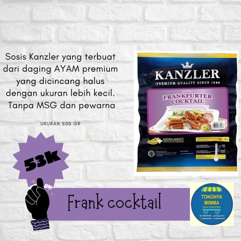 

FRANKFURTER COCKTAIL KANZLER