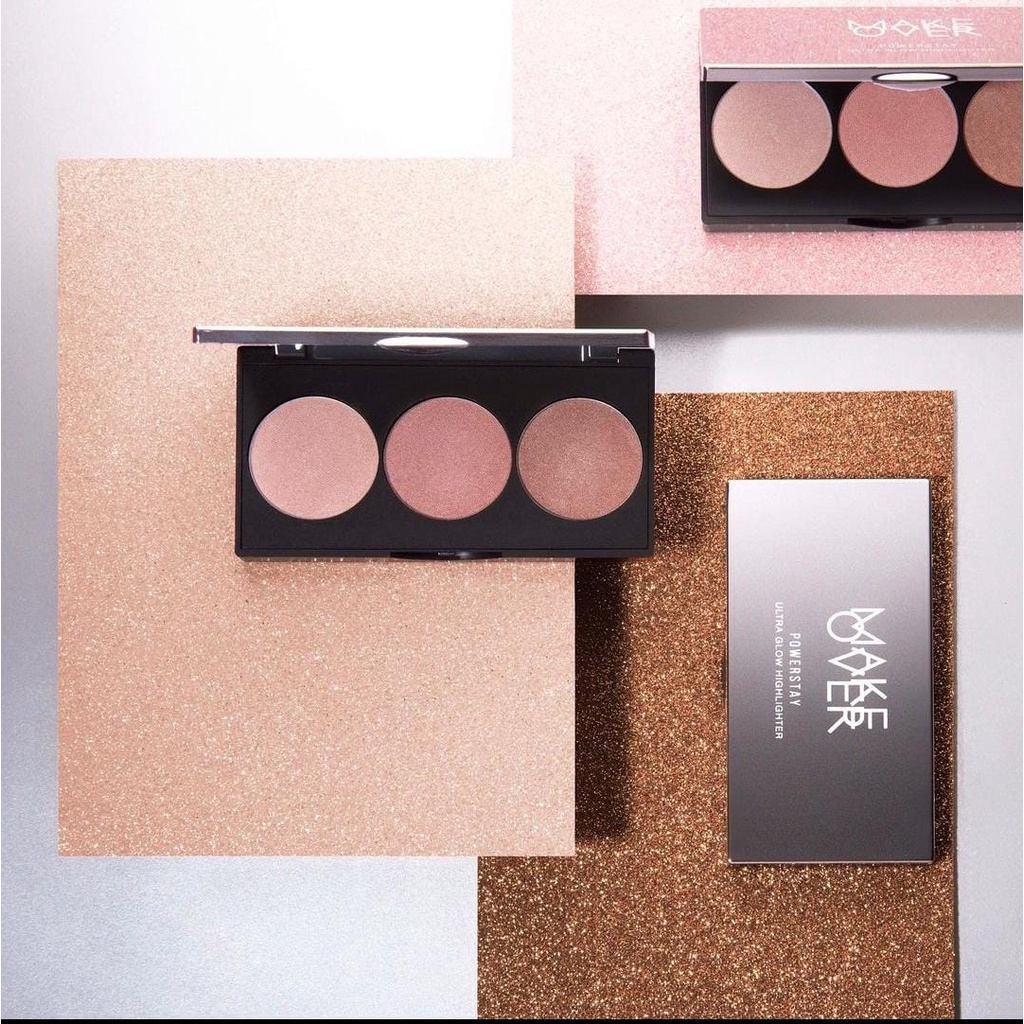 `ღ´ PHINKL `ღ´ 🅼🅰🅺🅴 🅾🆅🅴🆁 Make Over Powerstay Ultra Glow Highlighter glowing natural ala sultan