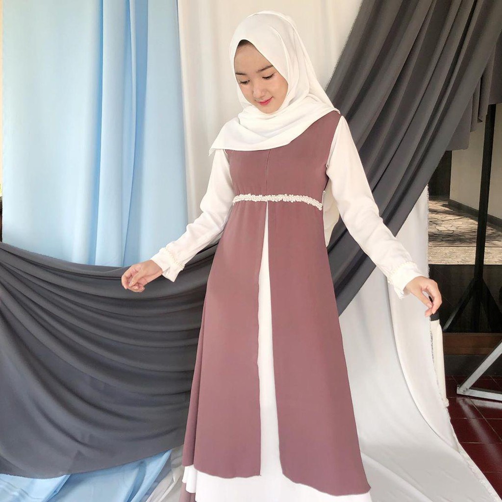 Mahesa dress wanita muslimah / DRESS CANTIK / DRESS KEKINIAN