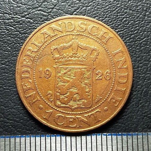 #25-BS. UANG KUNO / KOIN KUNO / BENGGOL 1 CENT TAHUN 1926