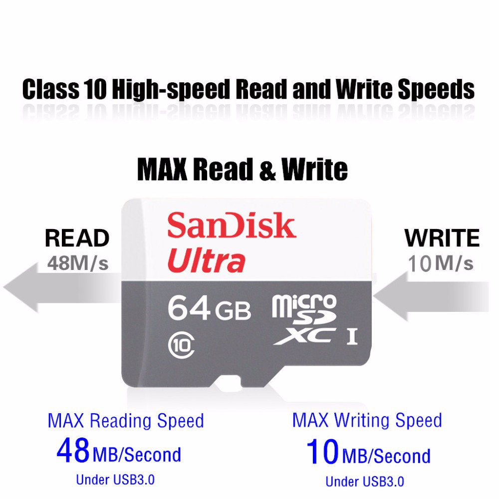 Kartu Memory Micro SD Original Micro SD Class 10 48mb / S