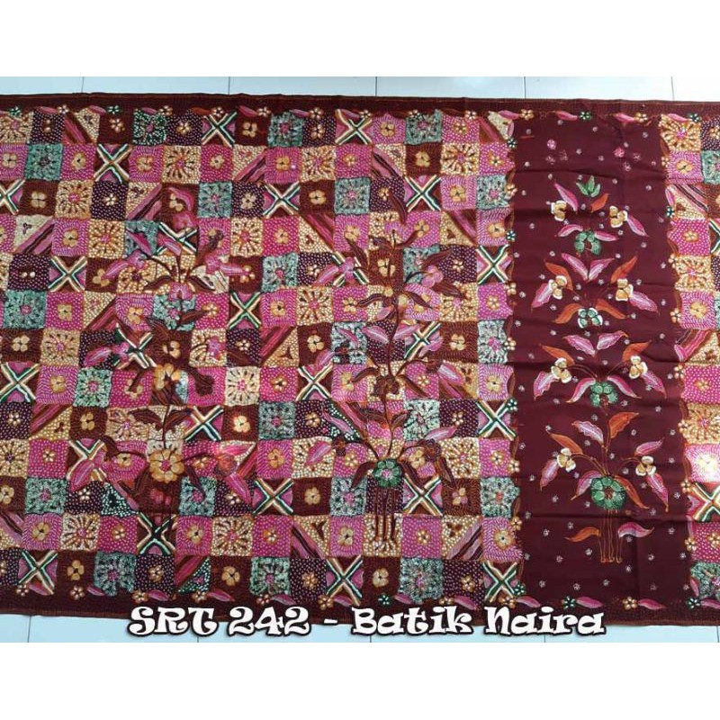 kain batik tulis tumpal / sarung cirebon trusmi