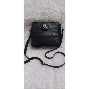 Tas Sling Preloved Braun Buffel Second