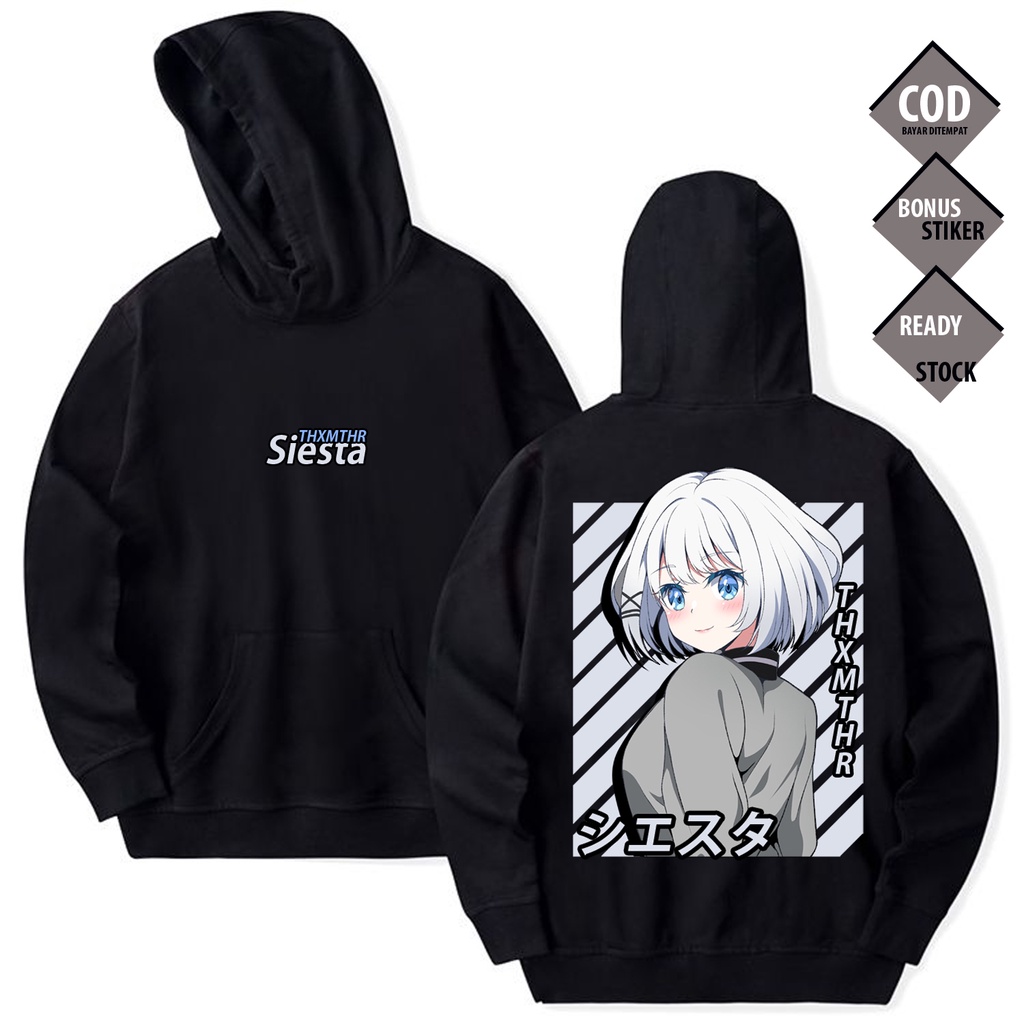 HOODIE SIESTA TANTEI WA MOU SHINDEIRU THE DETECTIVE IS ALREADY DEAD WAIFU ANIME MANGA GREAT DETECTIV