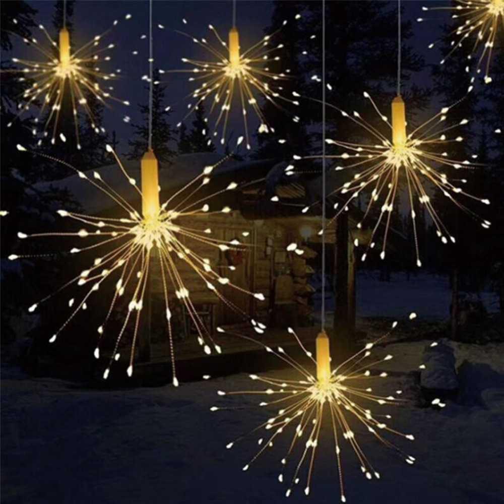 Toifucos Lampu Hias Gantung Model Fireworks 120 LED with Remote S14622