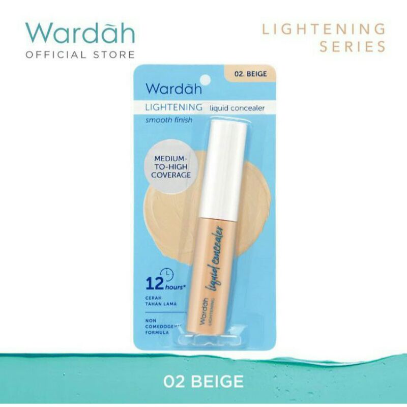 Wardah lightening liquid concealer 02 beige