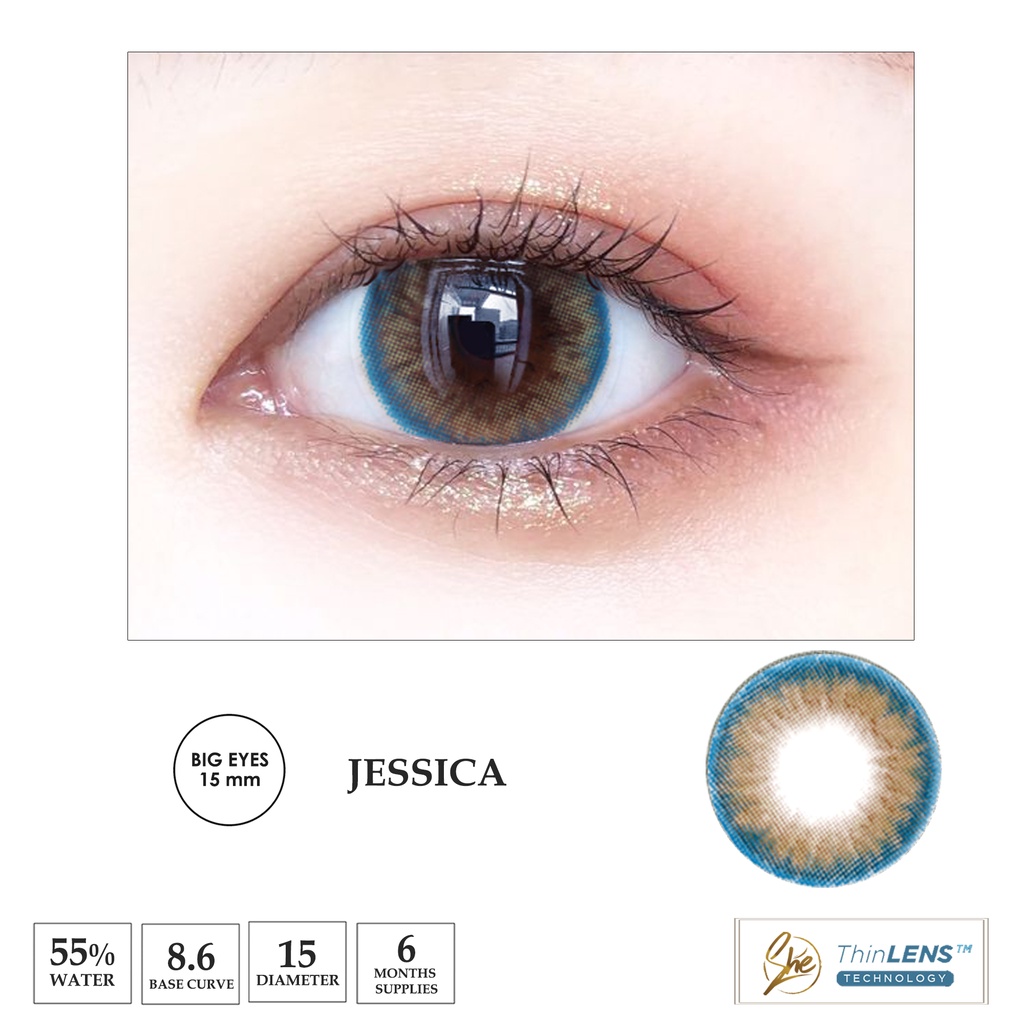 Superstar Jessica lensa warna softlens premium