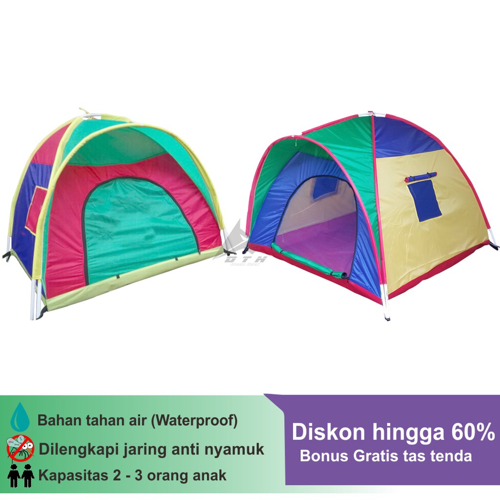 PROMO 12 12 Tenda  Camping  Anak Ukuran 100cm X 100cm 