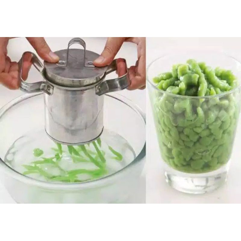 Cendol/Dawet/jelly serut CETAKAN STAINLESS DORONG