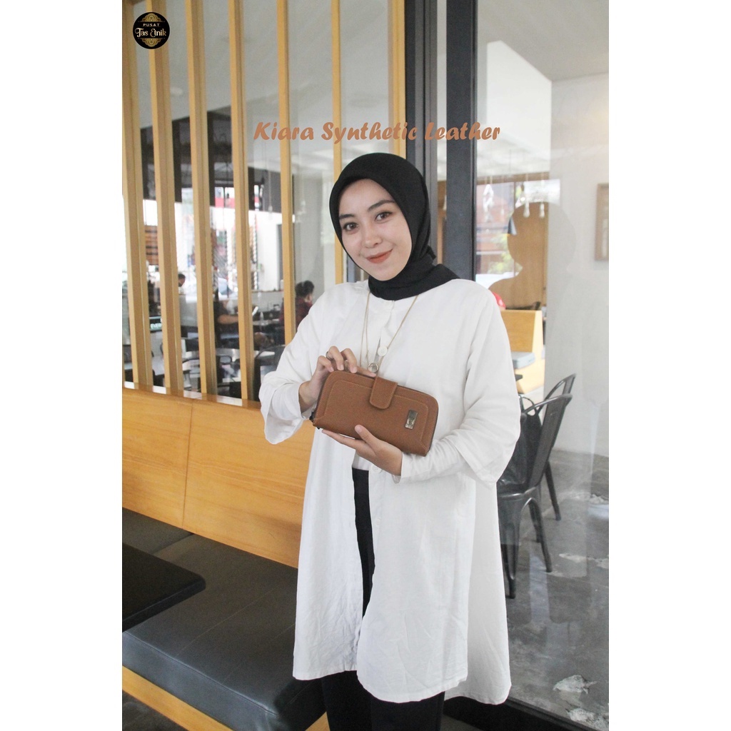 DOMPET HP / DOMPET KARTU WANITA KIARA ORIGINAL BERKUALITAS BY VCODE SYNTESIS PREMIUM LEATHER