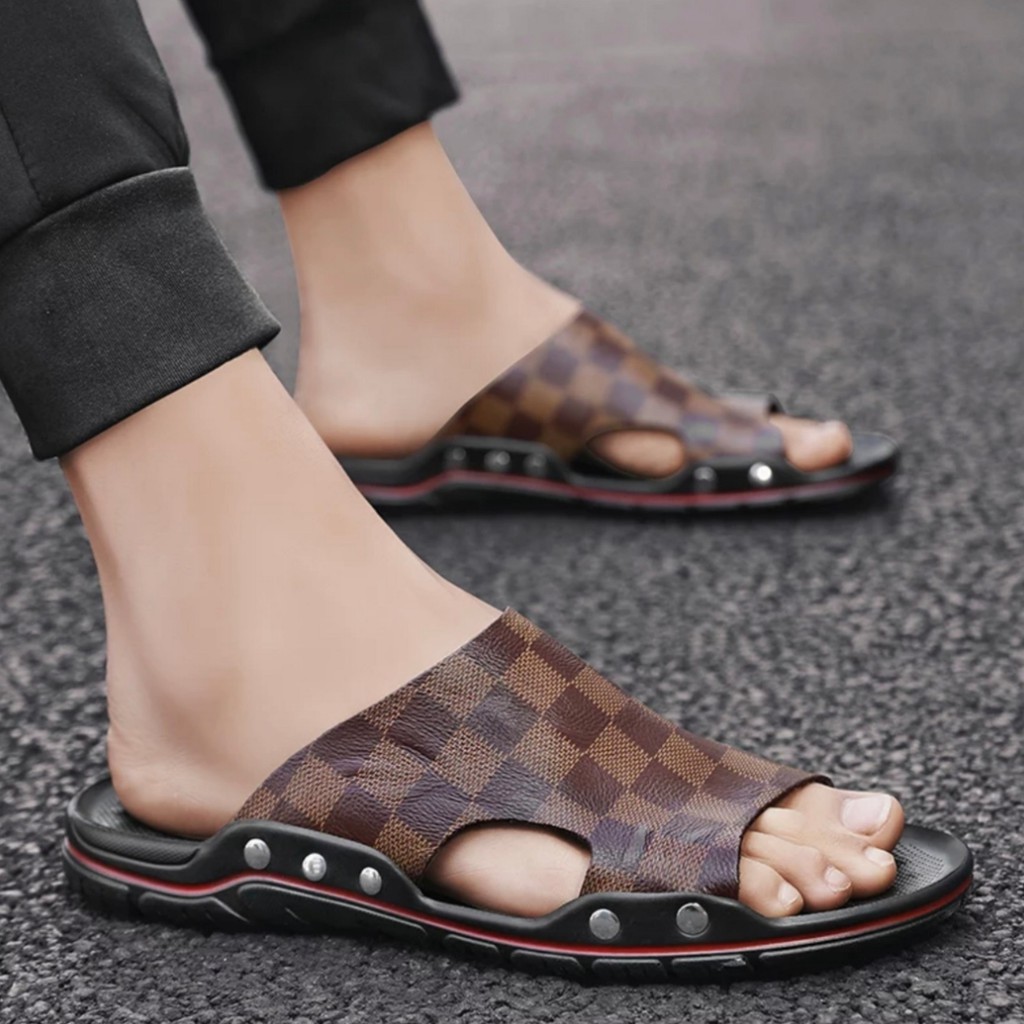 LUTTON - sandal slop pria trending 2022 - SANDAL SLOP CATUR