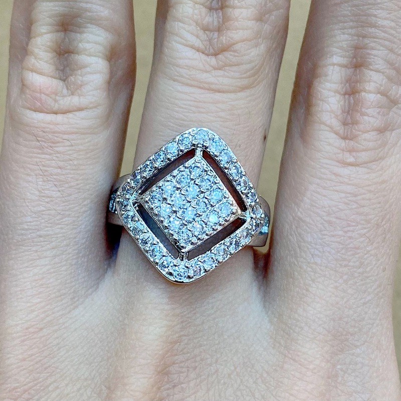 Cincin mata silver  mewah xuping