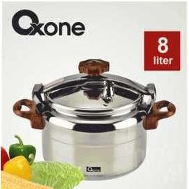 Bisa bayar ditempat/COD Panci Presto Oxone OX 2008 (8 Liter) Pegangan Kayu / Besi