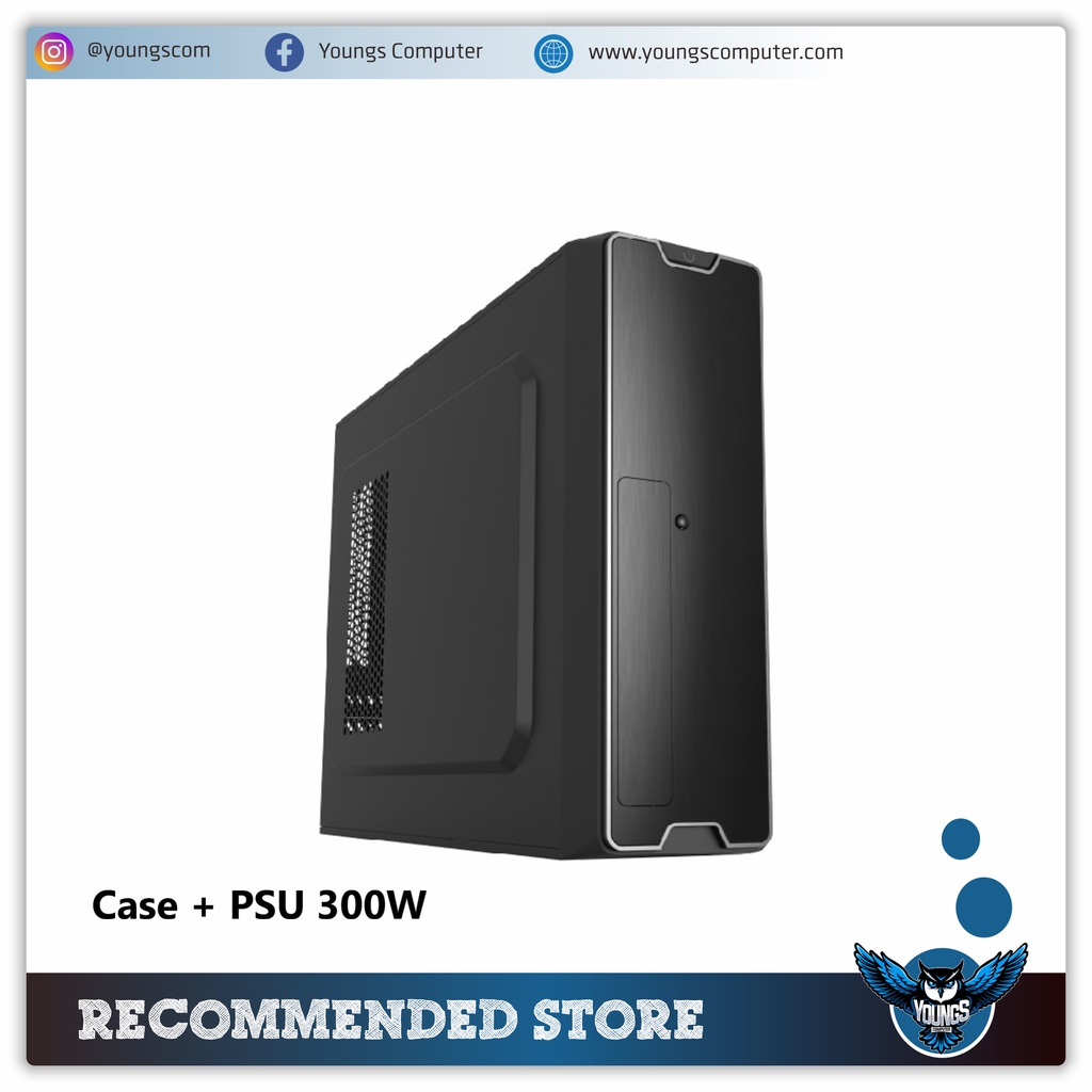 CASE ENLIGHT EN-120 + PSU 300W Slim mATX USB3.0