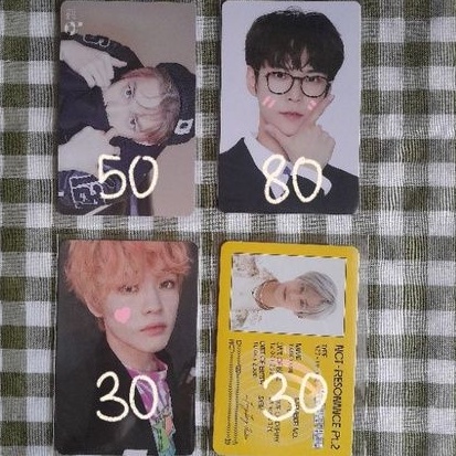 photocrad b2s doyoung , chenle agent cashbee neozone doyoung id card departure yangyang