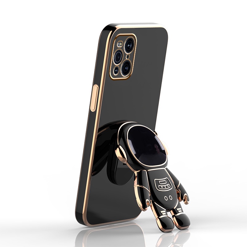 Soft Case Karet Motif Astronot Untuk OPPO A57 2022 A55 A76 A96 A95 A74 A16K A15 A5S A12 A5S A1K A3S A52 A92 F7