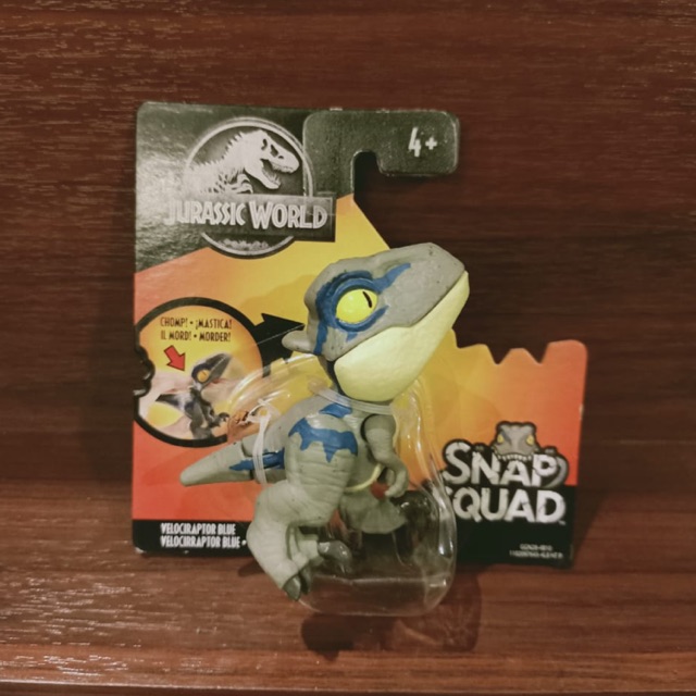 Snap Squad Jurassic World VELOCIRAPTOR BLUE