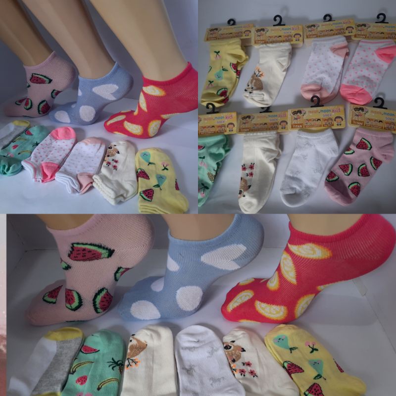 isi 6 pcs Mata kaki motif anak cewe/cowo