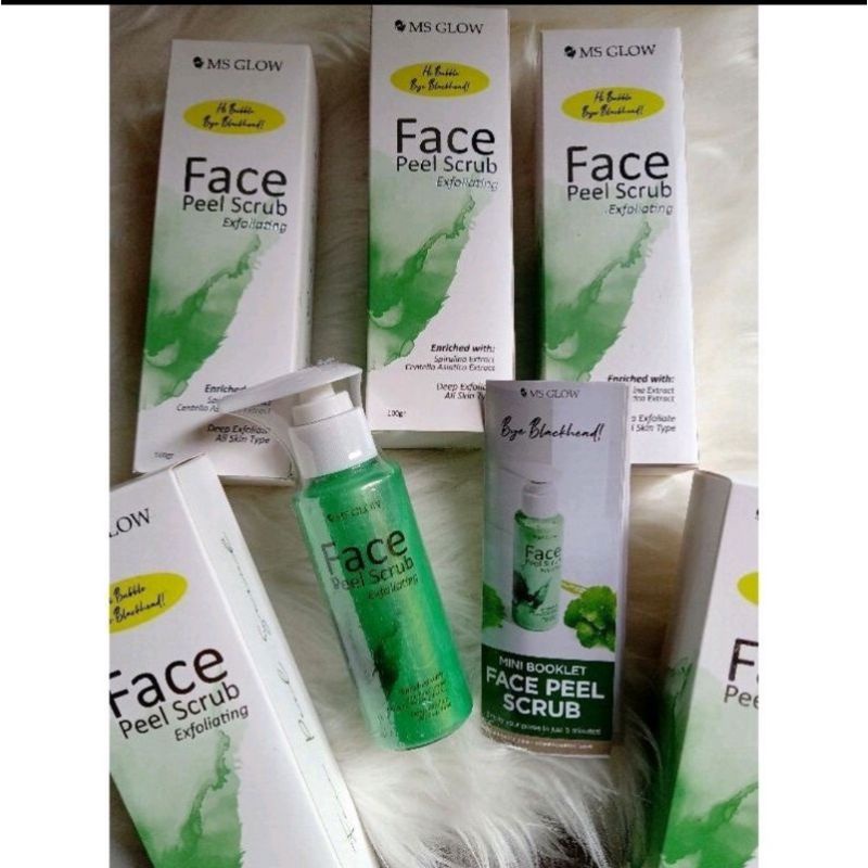 Face peel scrub MS GLOW / MS Glow / FACE SCRUB  / SCRUB