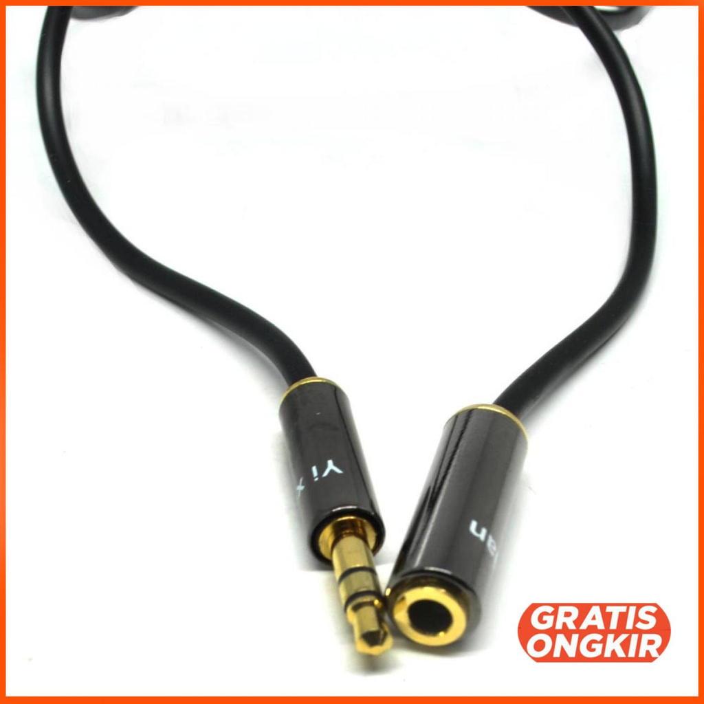 Kabel Aux Audio Extension 3.5mm Male to Female 2M - AV121 200cm