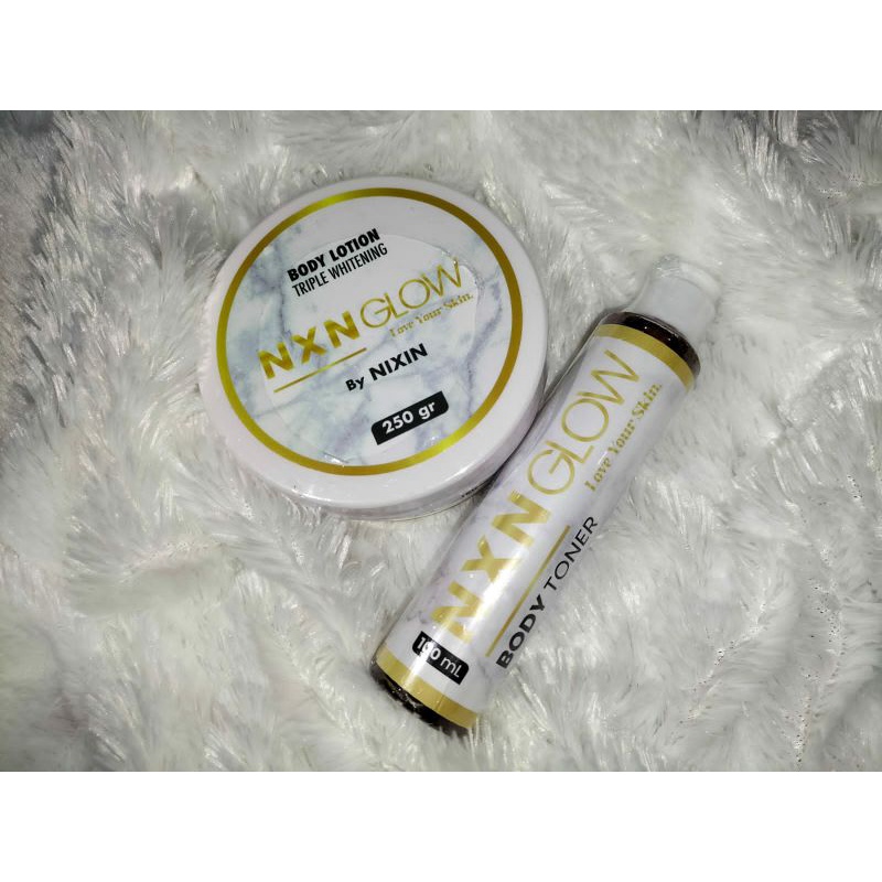 Paket Pemula Toner Badan + Triple Whitening By NXN GLOW