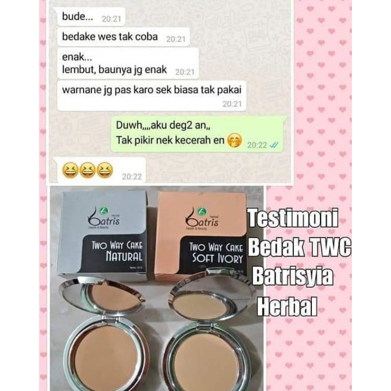 TWO WAY CAKE TWC BATRISYIA/EXCLUSIVE COMPACT POWDER/ TWC Batrisyia herbal