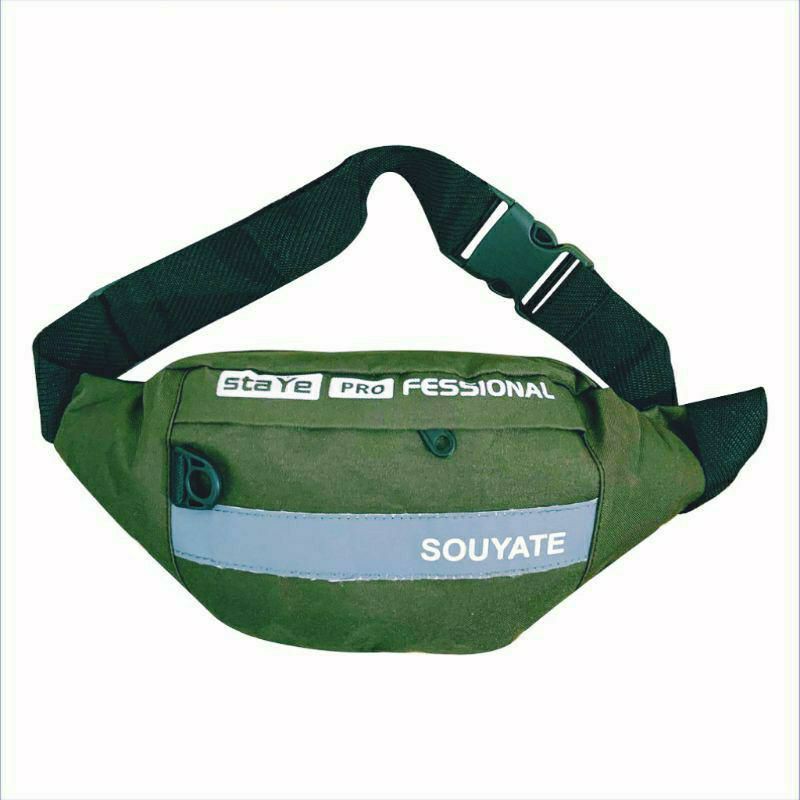 TAS PRIA SELEMPANG / WAISTBAG PRIA SOUYATE AQA0096 SABLON