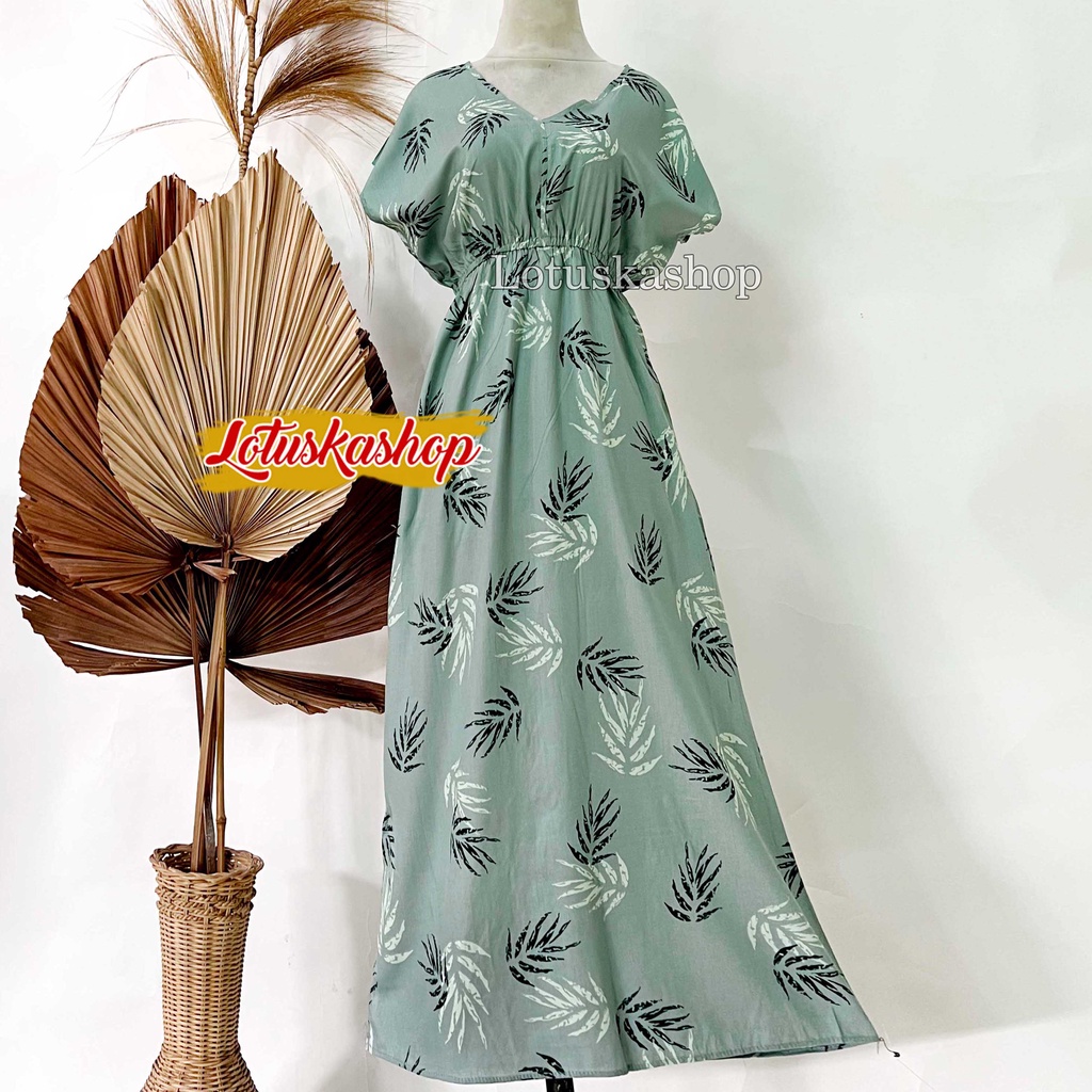 Dress Manohara Bali Panjang Mawar-Ayunia Sage