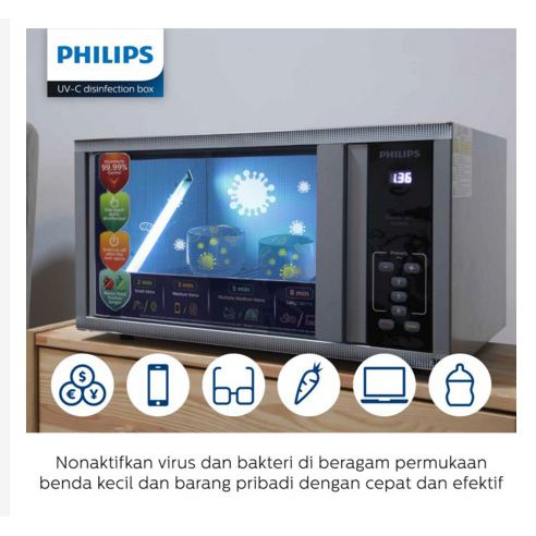 UV-C disinfection box 20L philips